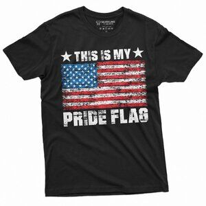 This Is My Pride Flag T-Shirt | American Flag Patriotic Shirt | USA Freedom